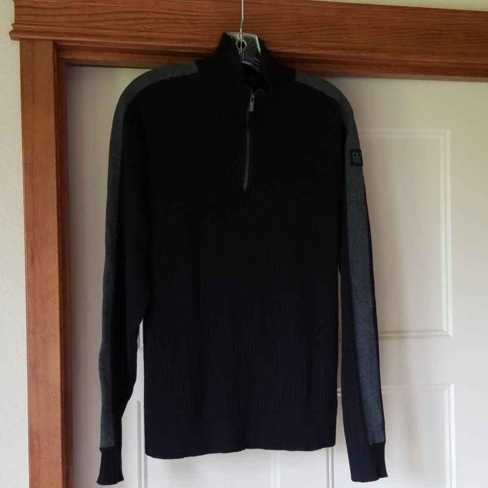 Calvin Klein 3/4 zip sweater, size L
